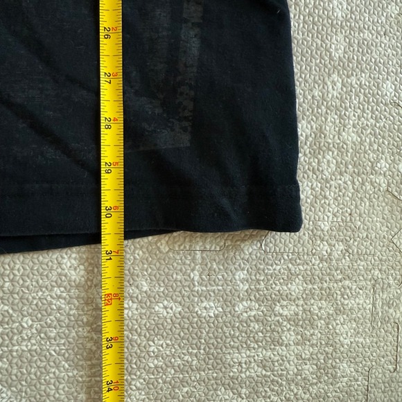 Mens Black Ace Skull Raw Blue Graphic T Shirt Lord Raiser Rhinestone Embellished - Picture 6 of 6